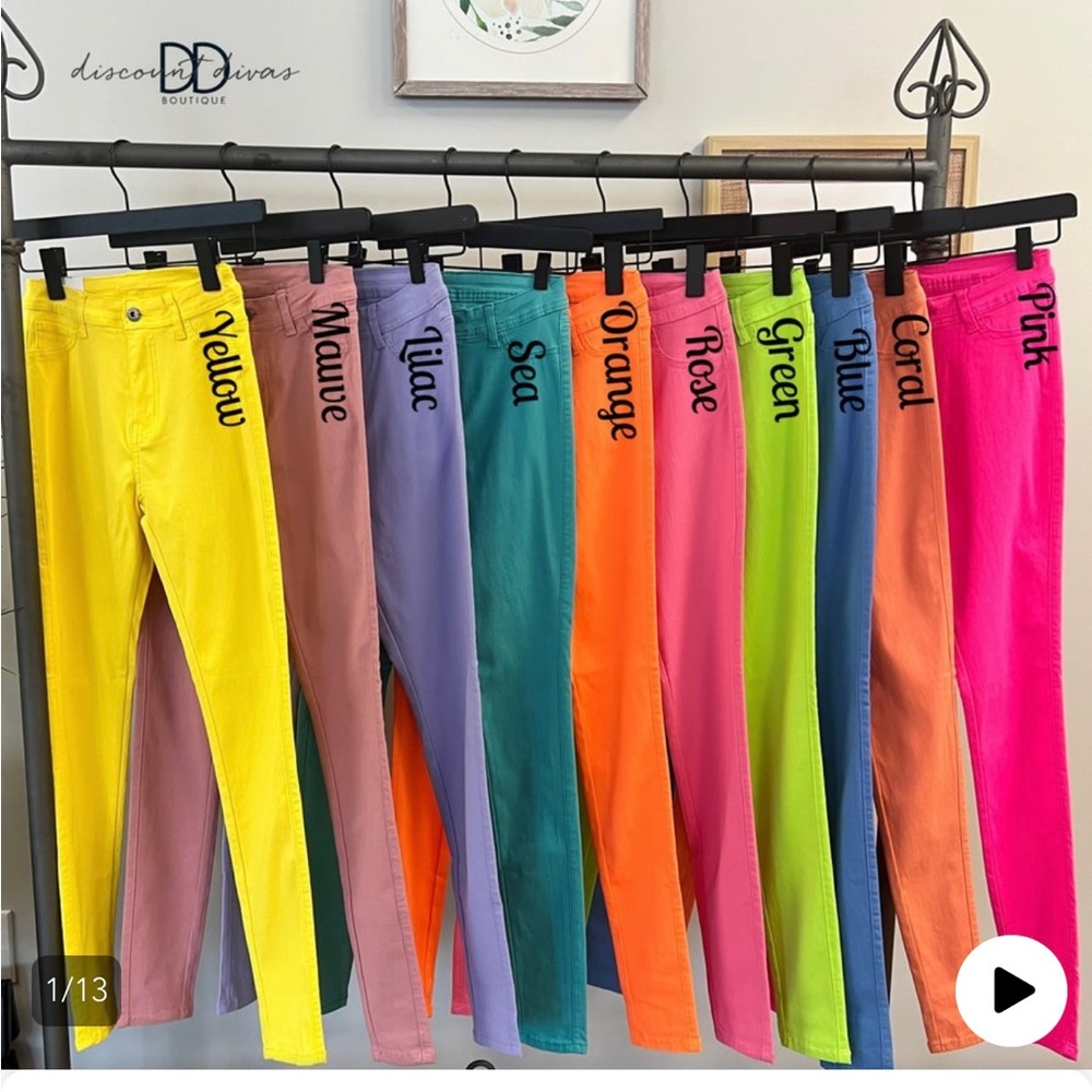 NWT high waist stretch skinny pants